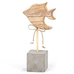 Drevená dekorácia Big fish, 18 cm