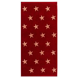 JAHU Osuška Stars červená, 70 x 140 cm