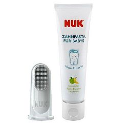 Nuk zubná pasta Apfel-Banane 40 ml + náprstok 