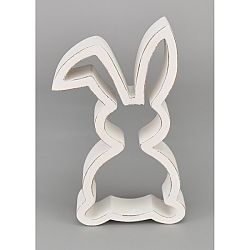 Veľkonočná drevená Silueta zajačika, 18 cm