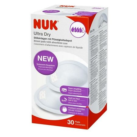NUK prsní polštářky ULTRA DRY 30ks 252123