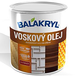 Balakryl Voskový olej BALAKRYL - interiérový olej na drevo (podlaha, nábytok, steny) - buk - 2,5 l