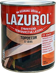 BARVY A LAKY HOSTIVAŘ, a.s. LAZUROL TOPDECOR S 1035 - tenkovrstvová lazúra s olejom - T022 - palisander - 0,75 L