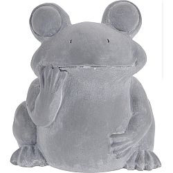 Cementový kvetináč Žaba, 23,5 cm