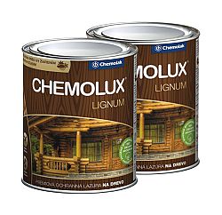 Chemolak Chemolux Lignum - prémiová ochranná lazúra na drevo - čerešna - 2,5 L