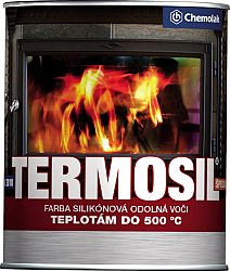Chemolak K 2010 - Termosil special - farba na vysoké teploty - 0911 - strieborná - 0,3 Kg