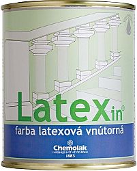 Chemolak Latexin - vnútorná latexová farba - 1000 - biely - 0,75 L
