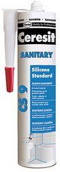HENKEL Ceresit CS9 - sanitárny silikón standard - biela - 280 ml