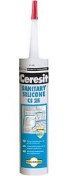 HENKEL Tmel Ceresit CS 25 - sanitárny silikón - 1 - biela - 280 ml
