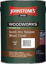 Johnstone's Johnstones Quick Dry Opaque Wood Finish - Rychloschnúca krycia lazúra na drevo - biela - 2,5 l