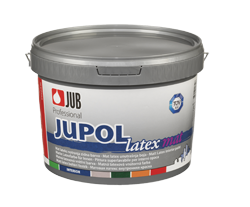 JUB JUPOL LATEX - matná, pololesklá a lesklá latexová farba - biela - matná - 2 L = 3,26 kg