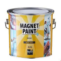 MagPaint MagnetPaint - magnetická farba na stenu - tmavošedá - 0,5 L