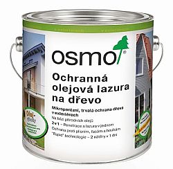 OSMO Color OSMO Ochranná olejová lazura - do vonkajších priestorov - 707 - orech - 2,5 L