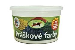 PAM Prášková farba - cement, fasáda, maliarska - cierna - 0,25 kg