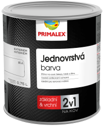PRIMALEX Primalex 2v1 - základná a vrchná farba v jednom - modrá - 0,75 L