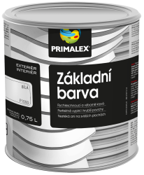PRIMALEX Primalex - základná farba na drevo - 1000 - biela - 0,75 L