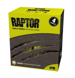 RAPTOR Raptor -  farebný tvrdý ochranný náter  - SET - RAL 1002 - piesková - 0,95 L