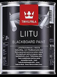 Tikkurila LIITU - čierna tabuľová farba na steny - cierna - 1 L
