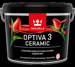 Tikkurila Optiva 3 Ceramic super matt - 263 odtieňov interiérovej farby (zákazkové miešanie) - TVT F300 - Camelia - 0,9 L