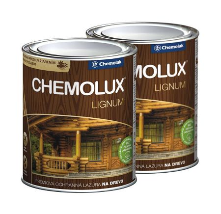 Chemolak Chemolux Lignum - prémiová ochranná lazúra na drevo - buk - 2,5 L