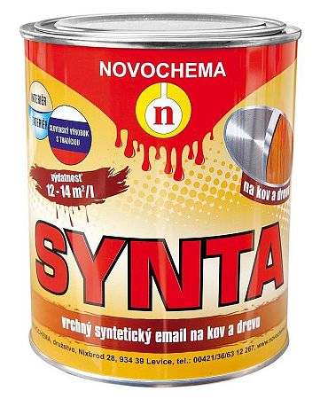 NOVOCHEMA Email S 2013 SYNTA- Syntetická vrchná farba - 5080 - zelená hrášková - 10 Kg