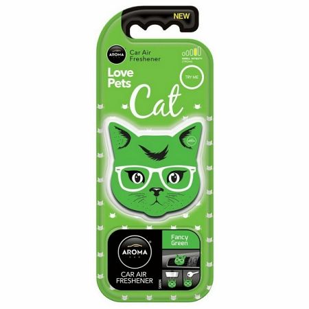 Osviežovač Aroma Car Cat fancy green
