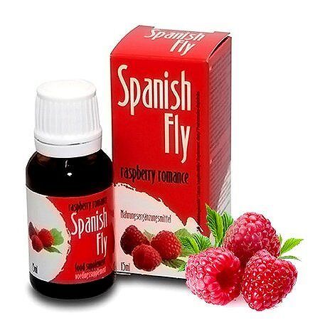 Španělské mušky Raspberry Romance maliny 15 ml