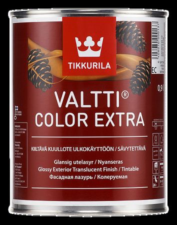 Tikkurila Valtti Color Extra - hrubovrstvová lazúra na drevo (ZÁKAZKOVÉ MIEŠANIE) - TVT 5053 - Vahvero - 2,7 L