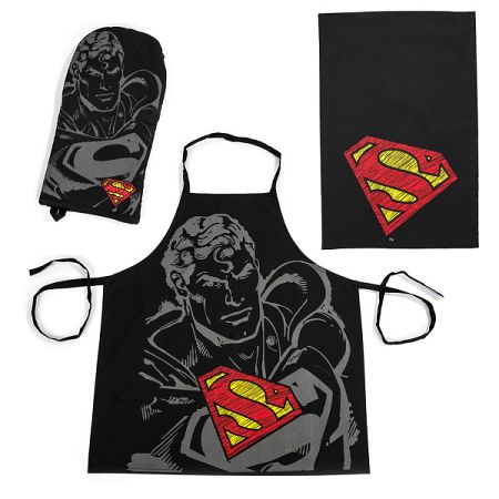 TipTrade kuchynská súprava Superman, 3 kusy